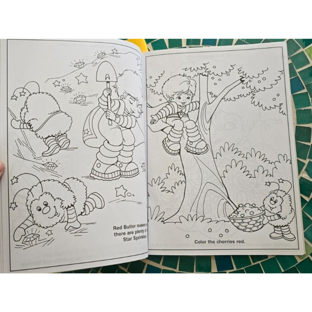 RAINBOW BRITE Scholastic books stickers paper dolls coloring NWOT - Picture 9 of 14